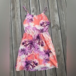 Calvin Klein Jeans Purple Black Halter Sundress